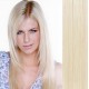 Clip in maxi set 63cm pravé lidské vlasy – REMY 240g – PŘÍRODNÍ BLOND