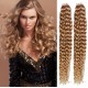 Kudrnaté vlasy pro metodu TapeX / Tape Hair / Tape IN 50cm - přírodní / světlejší blond