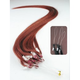 Vlasy pre metódu Micro Ring / Easy Loop 60cm - medená